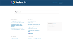 Desktop Screenshot of helpdesk.webvanta.com